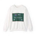 San Antonio Highway 10 West Unisex Sweatshirt - Texas Pride College Content Creator Alamo City Life Tee, Comfort Soft Durable Shirt