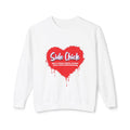 Graphic Side Chick Foodie Softstyle Sweatshirt, Comfortable Tee for Food Lovers, Holiday Gift Idea, Mac & Cheese Shirt, Greens, Candied