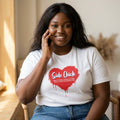 Side Chick Heart T-Shirt — Funny Dripping Red Heart Graphic Tee for Valentine's & Gag Gifts